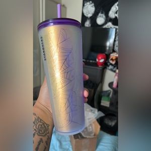 Starbucks spider web tumbler